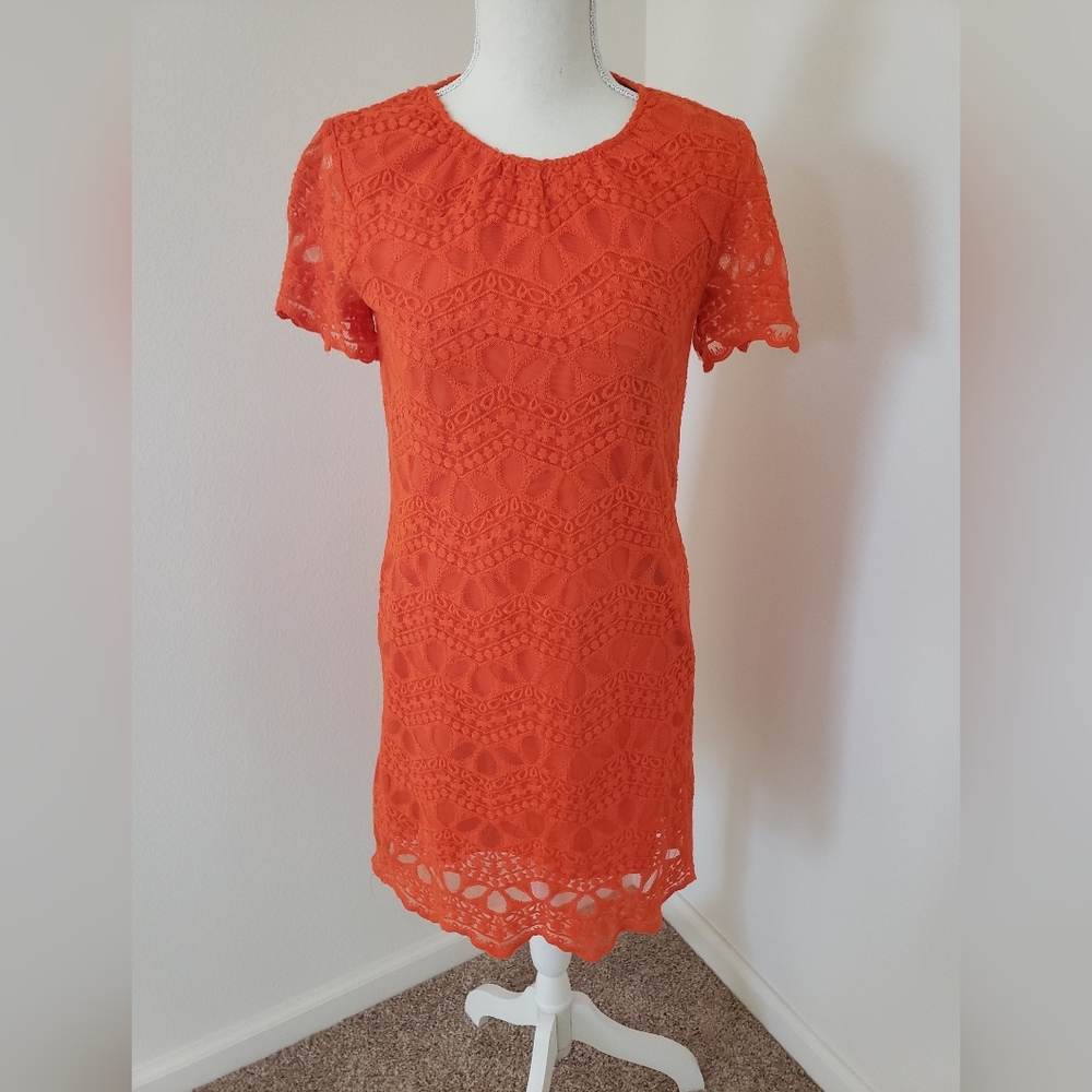Zara Basic Collection Orange Lace - image 1
